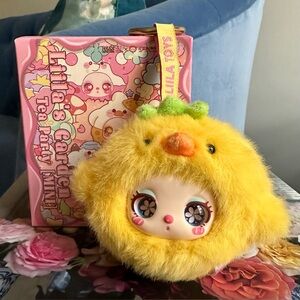NIB Authentic Liila’s Garden Tea Party Banana Chicken Plush Pendant Keychain